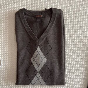Dockers Brown V-Neck Sweater Vest